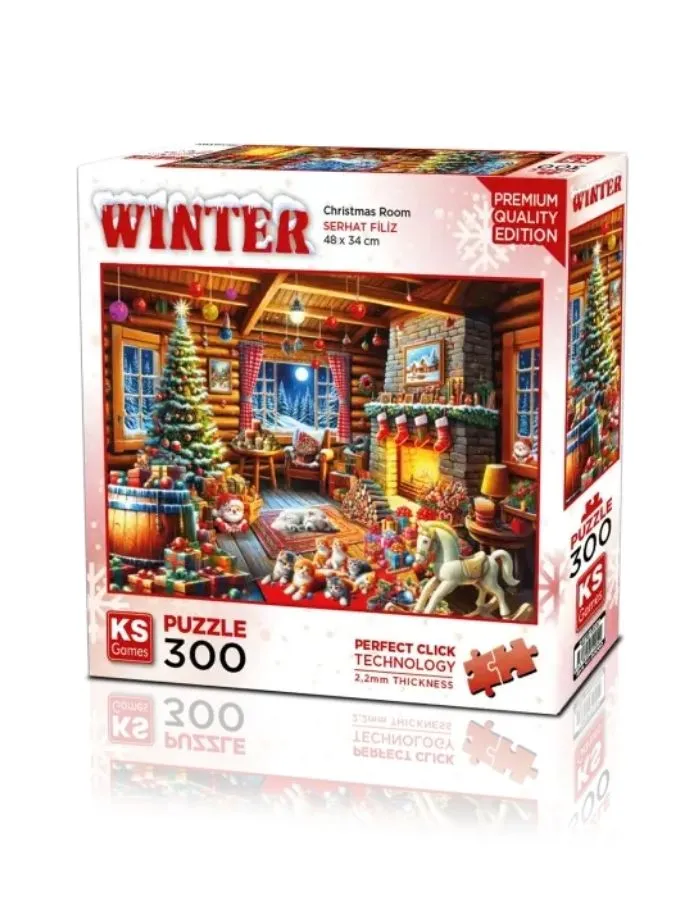 Пазл KS Games Рождественская комната, 300 деталей — изображение 4
