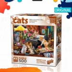 Пазл KS Games Котята в кабинете писателя, 500 деталей