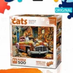 Пазл KS Games Кошки на машине, 500 деталей