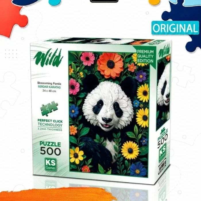 Пазл KS Games Цветущая панда, 500 деталей