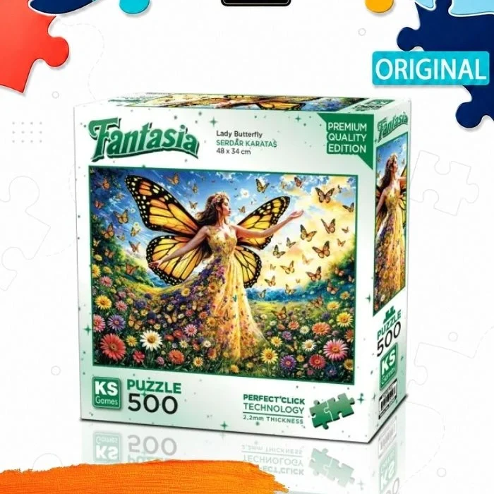 Пазл KS Games Леди Бабочка, 500 деталей