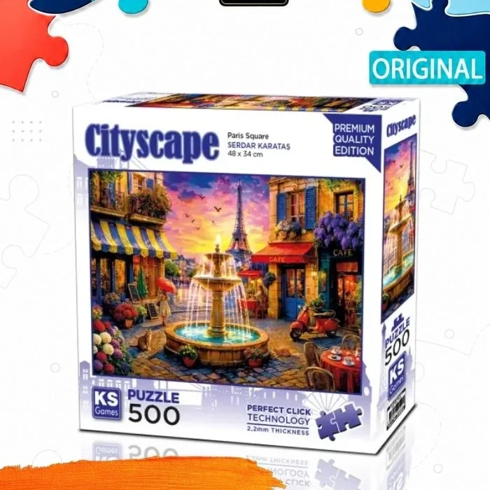 Пазл KS Games Площадь Парижа, 500 деталей