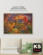 Пазл KS Games Осенняя деревня, 1000 деталей — изображение 3