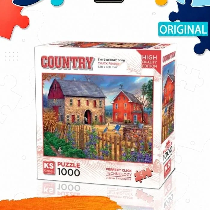 Пазл KS Games Песня синих птиц, 1000 деталей