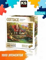 Пазл KS Games Коттедж у реки, 1000 деталей