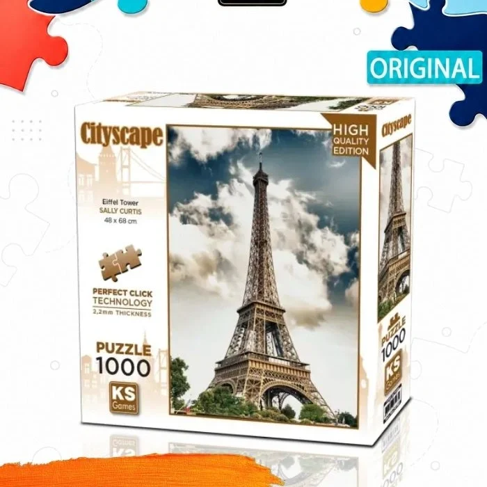Пазл KS Games Эйфелева башня, 1000 деталей