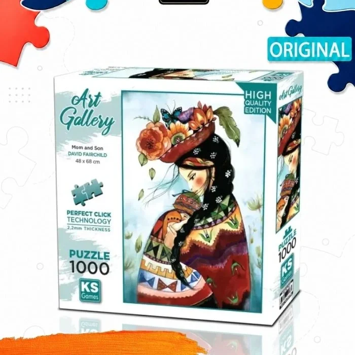 Пазл KS Games Мама и сын, 1000 деталей