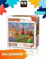 Пазл KS Games Тюльпановая ферма, 1000 деталей