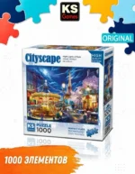 Пазл KS Games Ночной свет Парижа, 1000 деталей