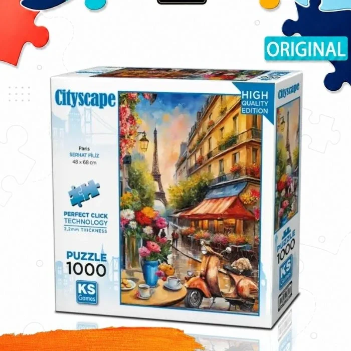 Пазл KS Games Париж, 1000 деталей