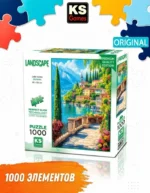 Пазл KS Games Озеро Комо, 1000 деталей