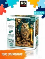 Пазл KS Games Тихий город под взглядом совы, 1000 деталей