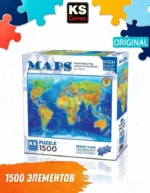 Пазл KS Games Политическая карта мира, 1500 деталей