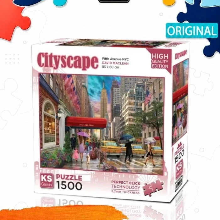 Пазл KS Games Пятая авеню, Нью-Йорк, 1500 деталей