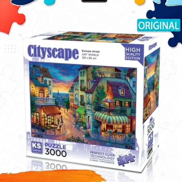Пазл KS Games Европейская улица, 3000 деталей