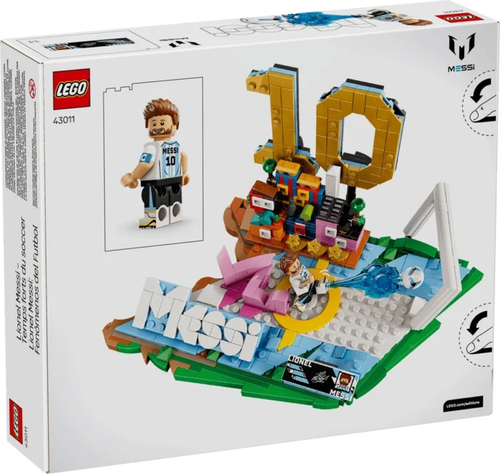 Lego 43011 Editions Football Футбольные хайлайты: Лионель Месси — изображение 3