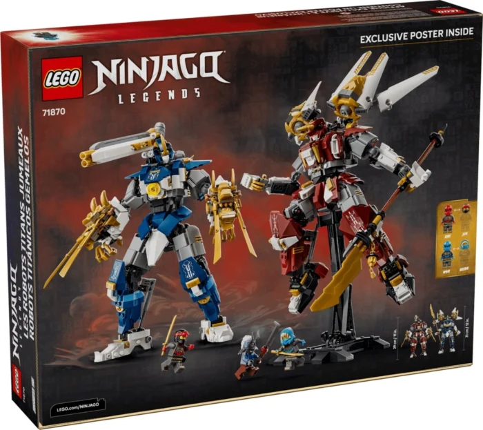 Lego 71870 Ниндзяго Парные роботы-титаны — изображение 2