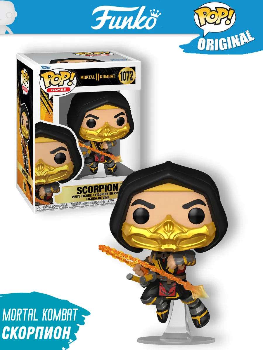 FUNKO_Fun80305_KIDSY_KZ (2) Фигурка Funko POP! Games Mortal Kombat 11 Fatality Scorpion (1072) 80305 — изображение 1