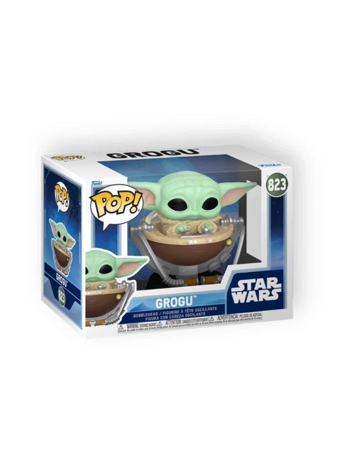 Фигурка Funko POP! Star Wars Мандалорец и Грогу в коляске (823) - Image 2