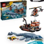 Lego 77983 Jurassic World нападение мозазавра на корабль