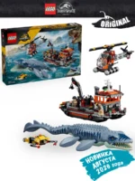 Lego 77983 Jurassic World нападение мозазавра на корабль